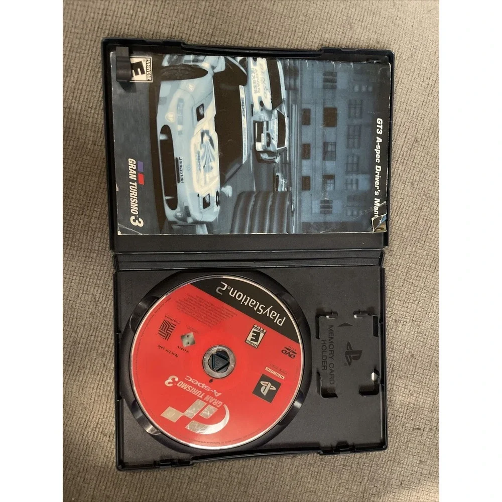 Gran Turismo 3 A-Spec PS2 Racing Game Sony PlayStation 2 Complete‎